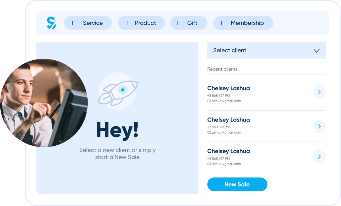 Point of Sale (POS) integration with BrandVibe.org's booking system.